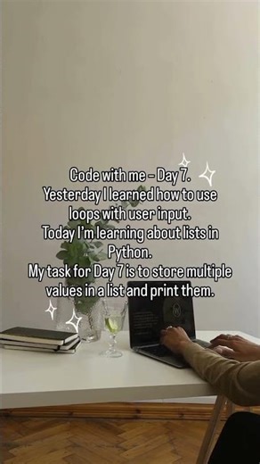 Code With Me – Day 7 🐍 | Lists in Python