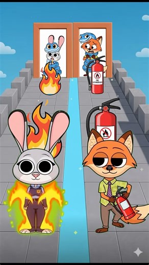 Judi vs Nick #animation #zootopia2