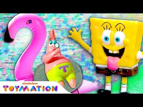 SpongeBob Toy Rescues Patrick in Orbeez Pool! 🌊 | Toymation