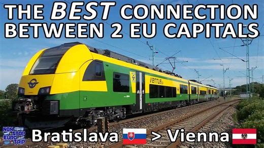 The best connection between 2 EU capitals / GYSEV REX review from Bratislava to Vienna
