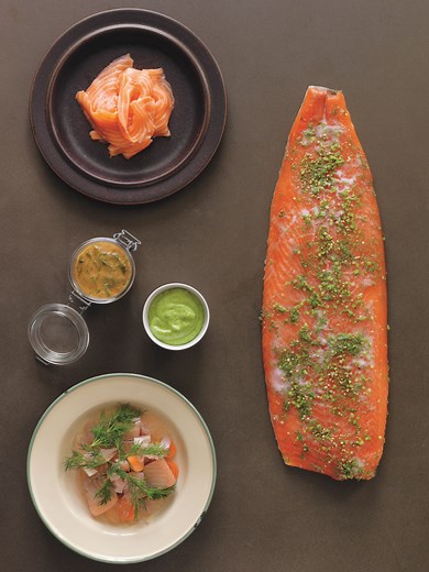 Recette : le saumon Gravlax du chef Magnus Nilsson