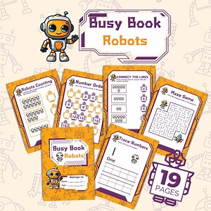 Count & Play: Printable 123 Busy Book for Early Learners - Etsy Canada