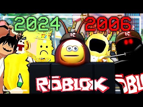 THE HISTORY OF ROBLOX'S EVOLUTION (2006 - 2024)
