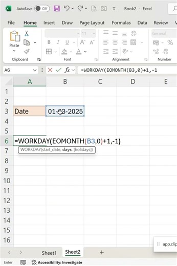 2 Find the Last Working Day of the Month
