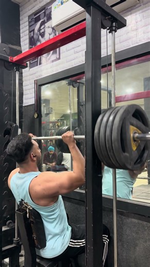 Heavy Front Shoulder Press | 80 kg × 6