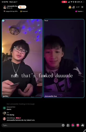 #geriko #jonuwelle @geriko_ @Jonuwelle live #fyp #funny #live
