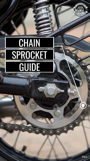 Restore Your Classic Enfield Right 1945–62 Sprocket Setup Guide #DreamtrackAi #royalenfield #chain