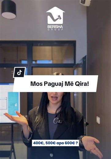 Bëhu pronar i banesës tënde më lehtë se kurrë! Me vetëm 5,000€ pagesë fillestare dhe 500€ këst mujor për 15 vite, tani ke mundësinë të sigurosh banesën ideale për ty dhe familjen tënde. Financimi realizohet përmes Bankës BKT, me kushte të favorshme dhe proces të sigurt. Mos paguaj më qira - investo në të ardhmen tënde! 🔑✨ Na kontakto në: 044 458 458 #berishagroup #kosovo #banesa #fyp #offer