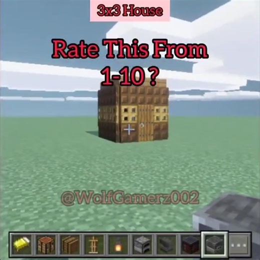 How to make 3x3 House 🏠 |Minecraft|