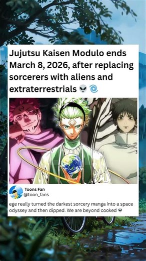 Gege Akutami Abandoning JJK Legacy For Sci-Fi Alien Sequel