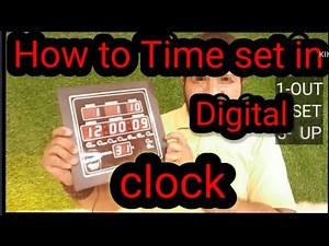 Ajanta Digital Clock Model OLC-302 Time setting #ajanta#tech#timesetting