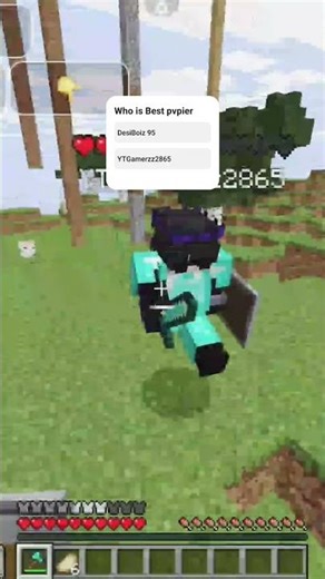 PVP with ‪@YTGamerzz2865‬ in Minecraft Java Edition 💀