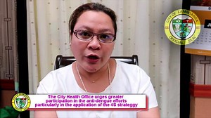 13 reactions | City Health Officer Dr. Dulce Miravite urges greater community participation in the fight against dengue particularly in the application of the 4S Strategy. | City Government of Zamboanga | Facebook