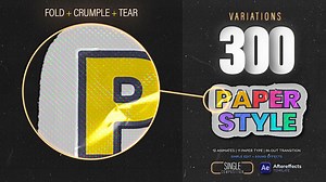 Crumpled Paper Fold Transition Maker