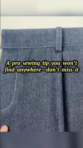 Perfect Way to Sew Belt Loops on Pants