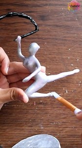 102K views · 1.4K reactions | Easy Airdry cold porcelain clay sculpture idea | CreativeCat | Facebook