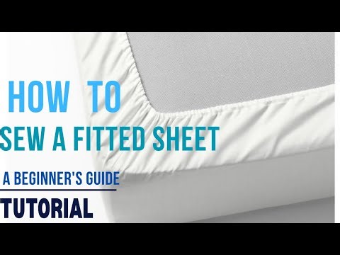 How to make an elastic-fitted sheet☆|Step-by-step tutorial #sewing