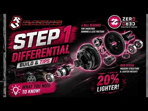 3Racing Zero Cero Build #1 – Differential Assembly, Tips & Comparison