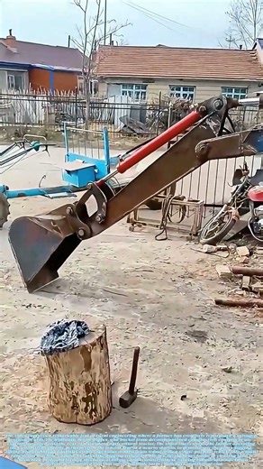 Upcycling Iron: The Tractor-Back Excavator