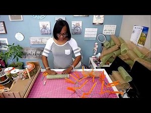 How to make a Deco Mesh Wreath using the Woodland Ruffle and Ruffle method