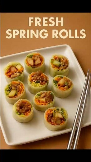 Teriyaki Chicken Spring Rolls – Juicy Inside! 🥢🔥