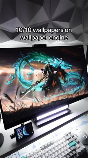 Brian Dinh | NIGHTPARADE on Instagram: "ALL WALLPAPERS 🔗 IN BIO Wallpaper Engine is on Steam. Rainmeter tutorial for the day/date is linked in my bio @nightxparade Comment "Wallpaper" and I'll send you the link to my wallpaper collections. #gamingsetup #pcgamer #wallpaperengine #wallpapers #wallpaper"