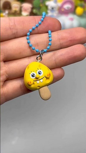 DIY SpongeBob keychain