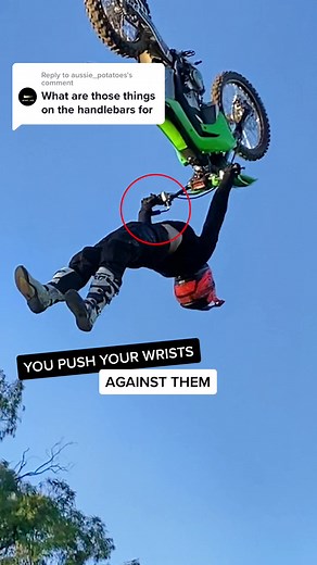 Reply to @aussie_potatoes This is what they are! They’re called ‘Super Flip Levers’ because they’re used for Superman Backflips. But Flip Levers for short 👌 #Motocross #FMX
