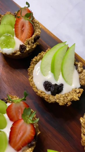 Receta de Canastas de Avena Quaker Saludables