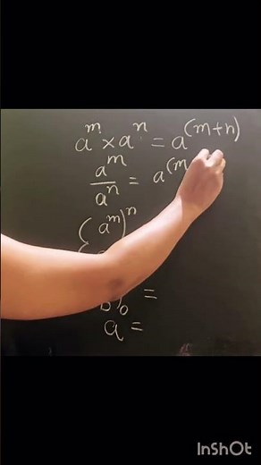 Laws of exponents #maths #laws #exponents
