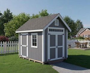 8x12 Traditional Garden Shed Plans (PDF) – DIY Storage Shed Blueprints With Floor Framing, Roof Plan & Materials List - Etsy