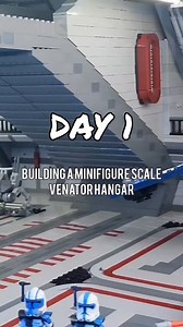4.3K views · 453 reactions | Day 1 of building a minifigure scale Venator Hangar! #starwars #lego #clonewars #fyp #venator #moc #timelapse #building | Clone Brick Customs | Facebook