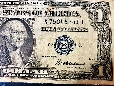 Rare Dollar Bills: 1935 Silver Certificate