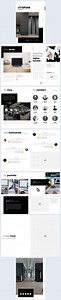 Modèle de brochure d'agence marketing interactif