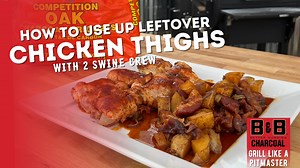 This recipe from Steve and Amy of 2 Swine Crew, Competition BBQ Team uses up the leftover chicken thighs that just didn't make it to the turn in box for bbq competitions. This Outcast Chicken is a quick and easy recipe that uses up that leftover chicken all in a Dutch oven and is perfect to feed the team or big family! See the full recipe: https://www.bbcharcoal.com/dutch-oven-chicken-outcasts-and-potatoes | B&B Charcoal