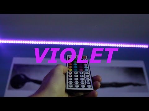 How to make VIOLET on LED Light Strips! (Custom DIY Light Strip Colors #55)