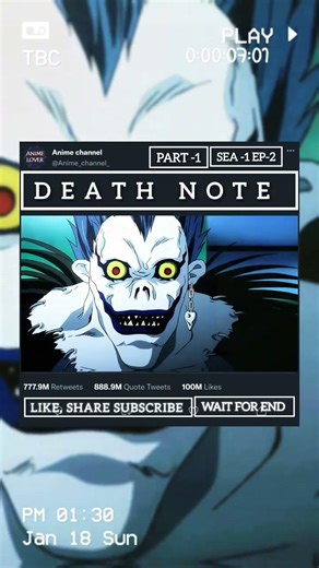 (PART -1) DEATH NOTE 🔥 SEA -1 EP-2 HINDI DUBB #shortsfeed #deathnote #anime #shorts #youtubeshorts