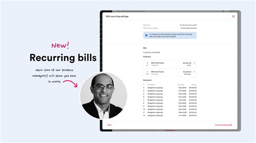 Recurring Bills in Ailo | A demo from Jatin, the product manager who built it