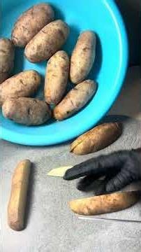 HOW I CUT PERFECT POTATO WEDGES 🥔🔪 | FELICIA STYLE