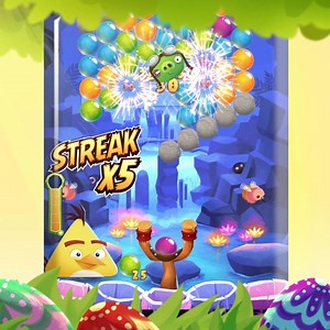 1.2K views | Beat your friends' scores in this addictive new bubble shooter game! | Angry Birds | Facebook
