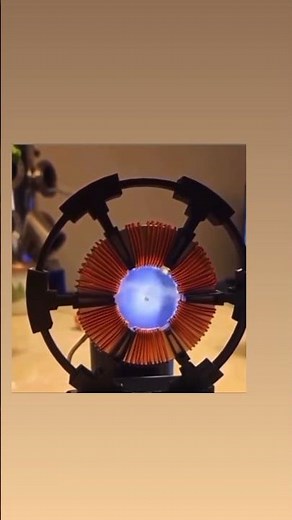 Plasma vortex in magnet field|Magnetism|Electricity#magnetism #magnet #physics #science #experiment