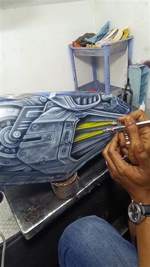 10K reactions · 74 shares | Airbrush realis freehand Proses pewarnaan #Art #Airbrush #Iwata #Reels #Sumedang | Heri Supriatna | Facebook