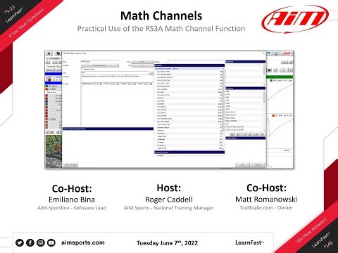3-23 Practical RS3 Math Channels with Emiliano Bina and Matt Romanowski - 6/07/2022