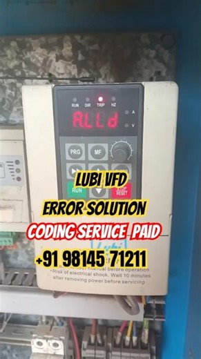 Lubi VFD Error Solution Service Paid +91 98145-71211 #Ravindrasolar #dmssolar ‪@DMSSOLAR‬