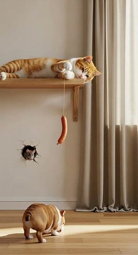 This Cat Isn’t Hunting… #cat #funny #catfishing #lolcat #fyp