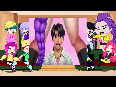 KPop Demon Hunters React To Themselves / TikToks + Memes / Huntrix & Saja Boys / Gacha React