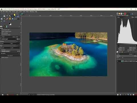 How to crop images in Gimp