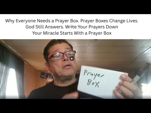 Prayer Boxes: A Simple Tool That Brings Real Miracles....