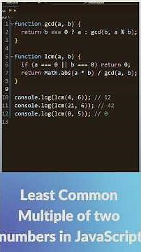 Day 14 | Find LCM of Two Numbers | JavaScript Coding Challenge in Hindi | 100 Days of Code