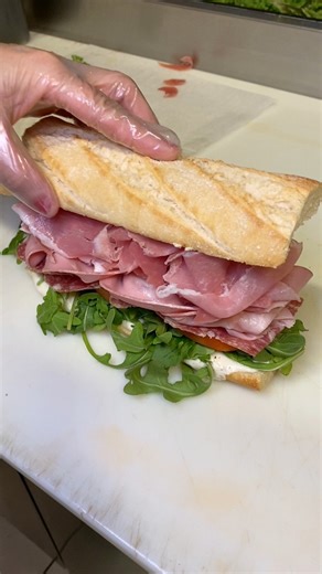 Loaded Italian Cold Cut Sandwich 🤯🥖🍖 #sandwich | Foody Fetish